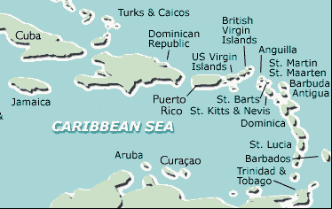 Caribbean With Capitals