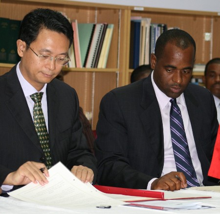 pm skerrit with china representative